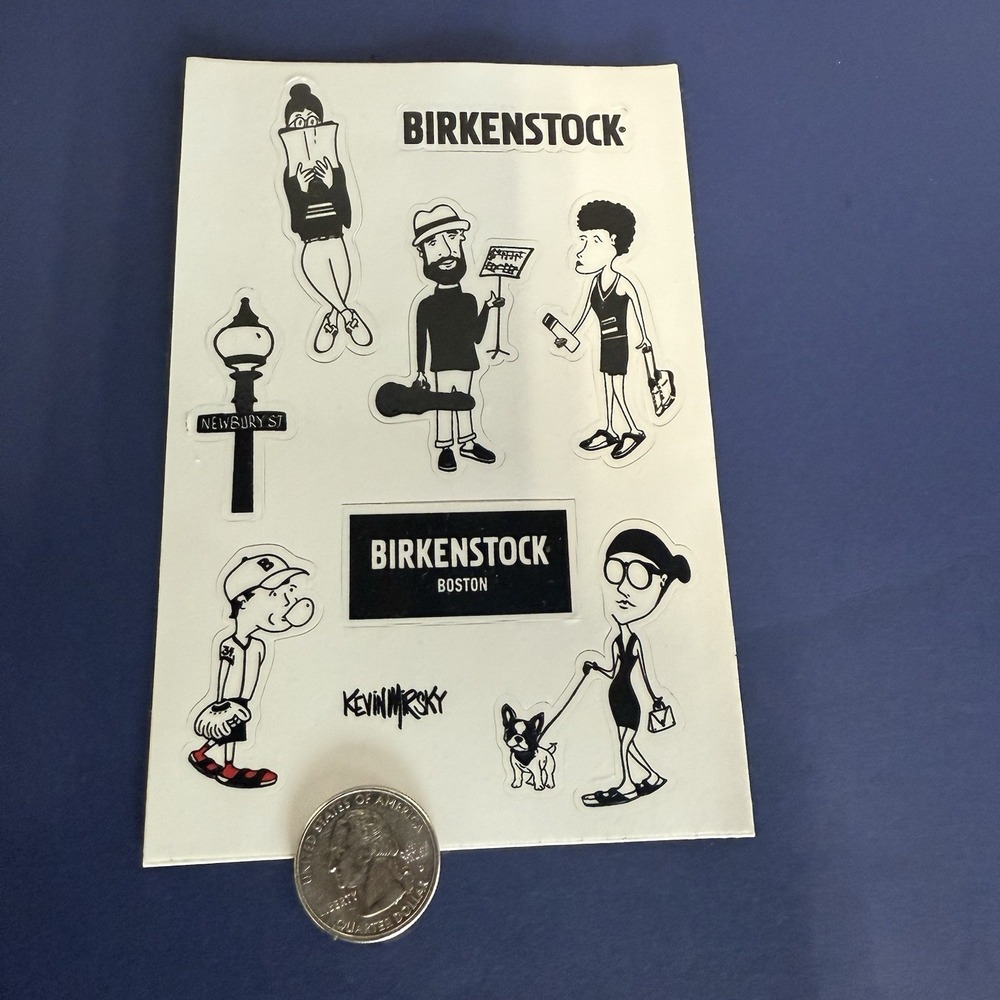 Birkenstock Sticker/Decal New 2 Sheets Multiple Characters